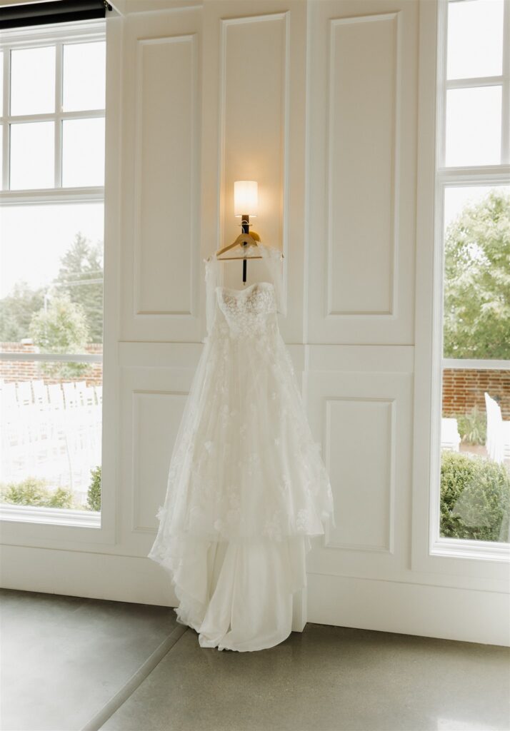 stunning picture of the wedding dress