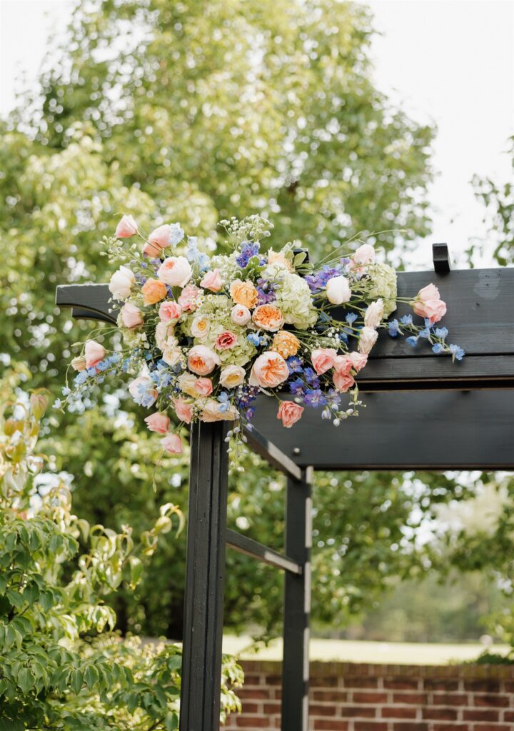 stunning florals at the ceremony