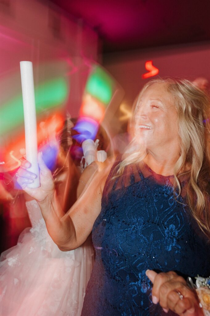 fun and lively reception