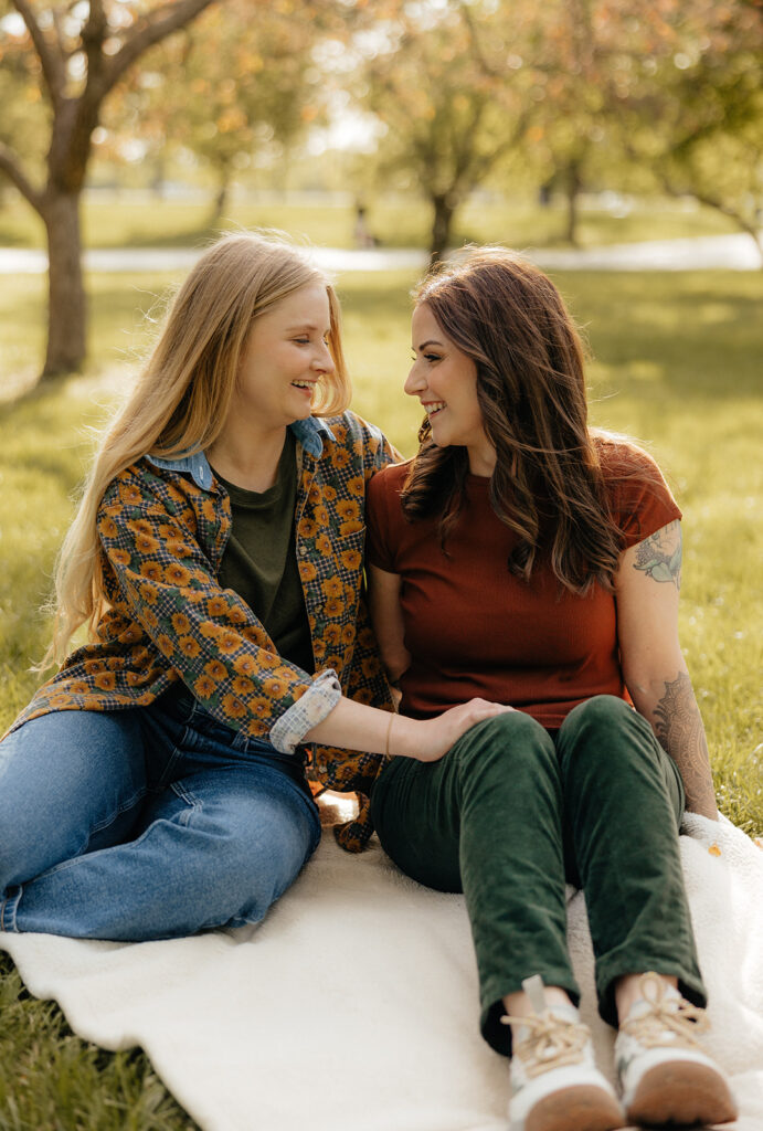 cute couple at their golden hour photoshoot