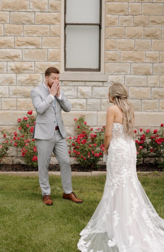 Inside Courtney & Alex’s Elegant Summer Wedding at The Renwick Mansion in Davenport Iowa