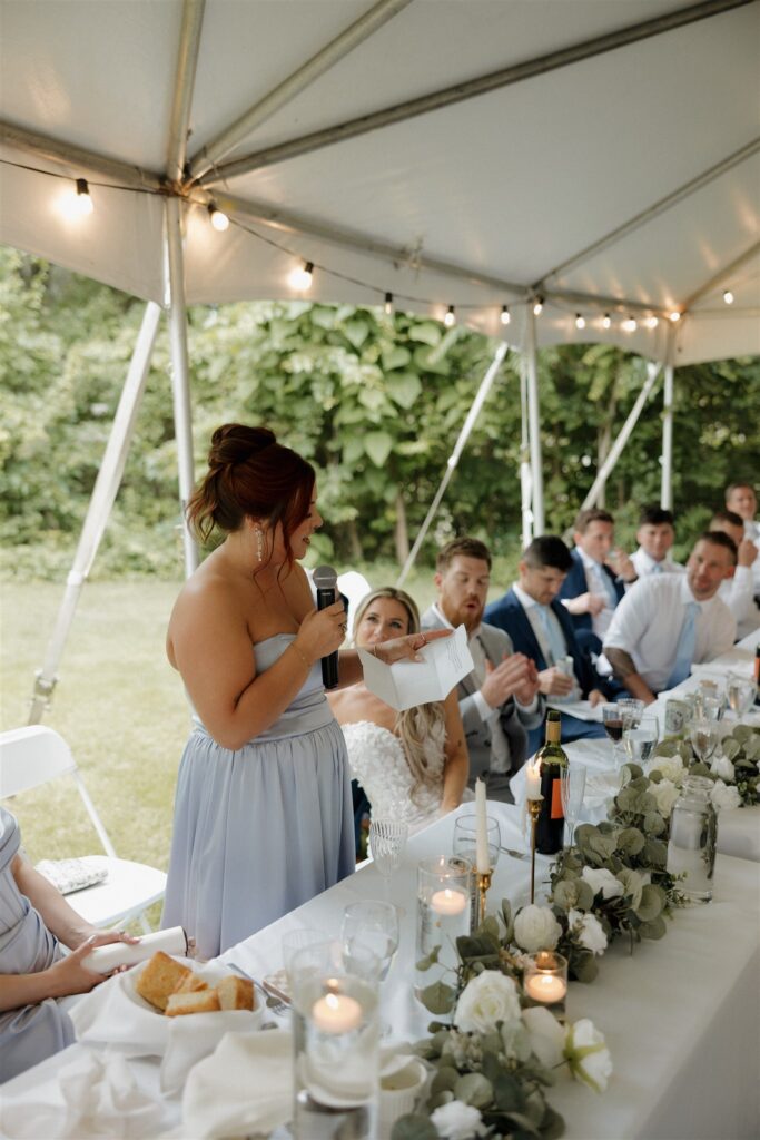 emotional wedding reception speeches