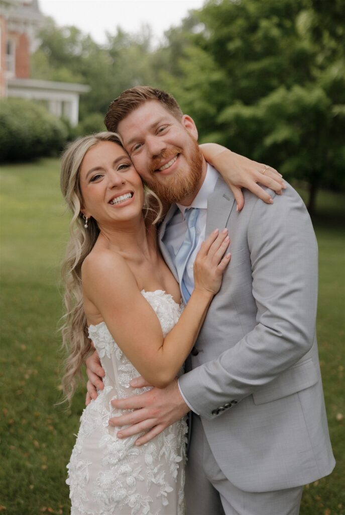 Inside Courtney & Alex’s Elegant Summer Wedding at The Renwick Mansion in Davenport Iowa