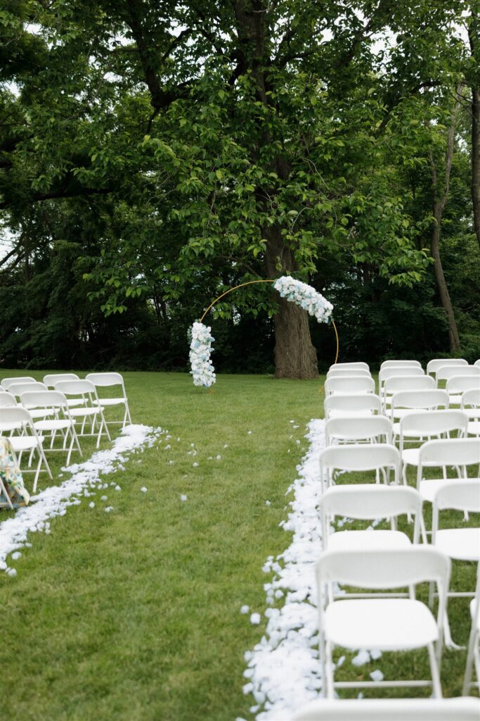 Stunning wedding ceremony decor