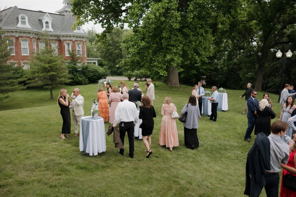 Inside Courtney & Alex’s Elegant Summer Wedding at The Renwick Mansion in Davenport Iowa