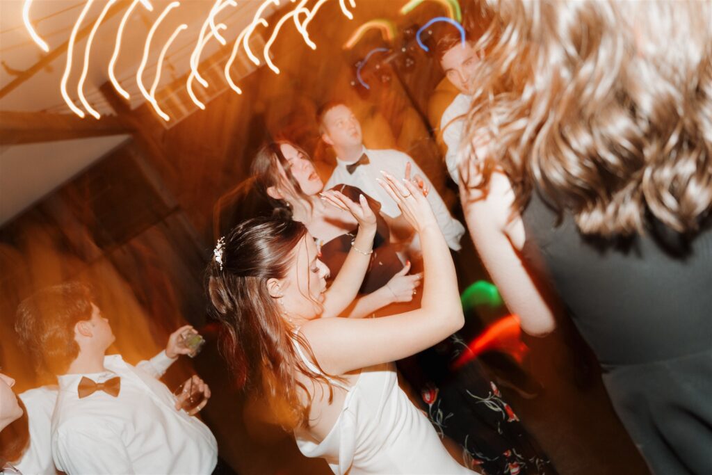 fun wedding reception party