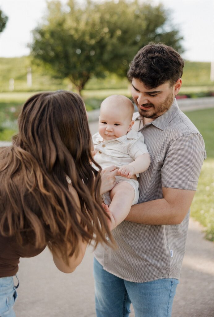 playful outdoor family session