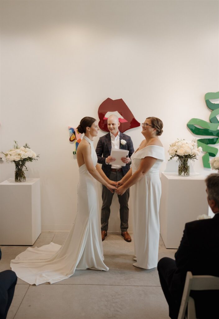 couple holding hands during their photoshoot