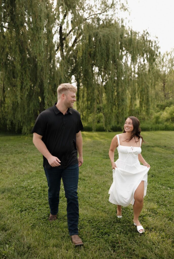 couple at their dream photoshoot in iowa