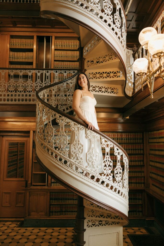 Drake Law Graduate Photos at the Iowa State Capitol Building | Maggie's Des Moines Graduation Session