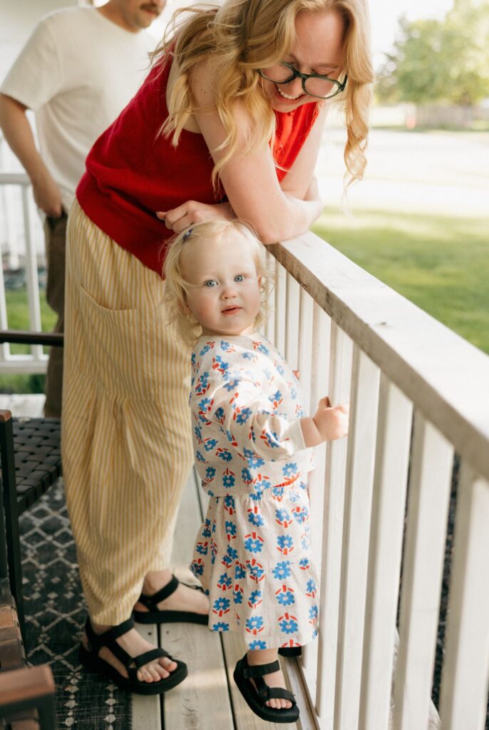 fun family portraits in iowa