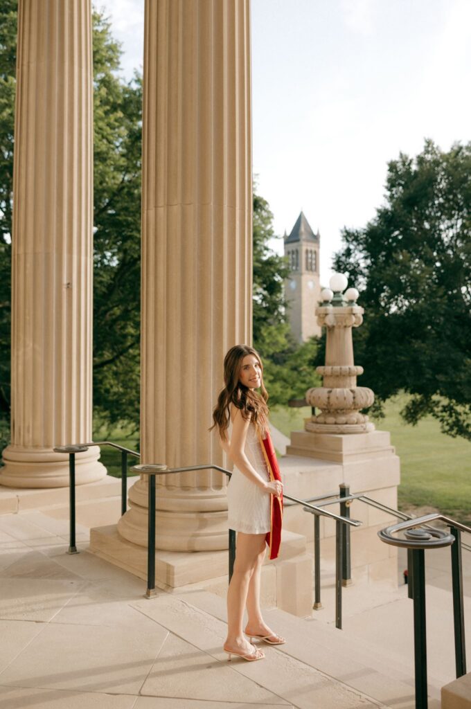 beautiful grad portraits in IA