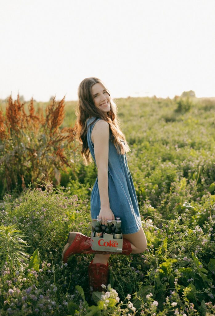 outdoor grad session in IA