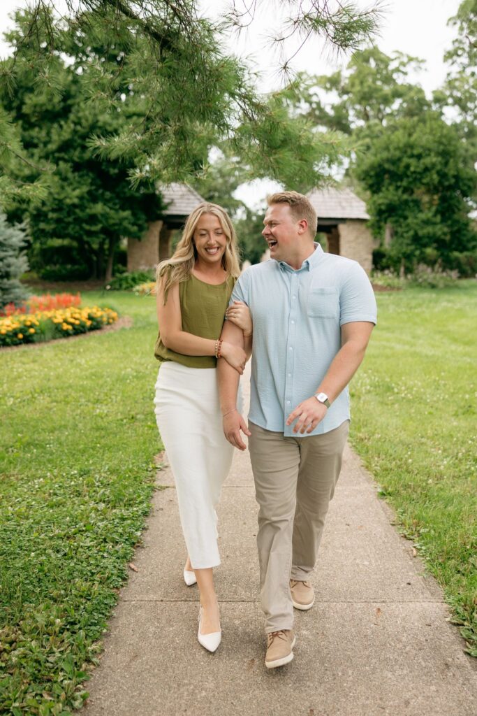 couple at their dream engagement session