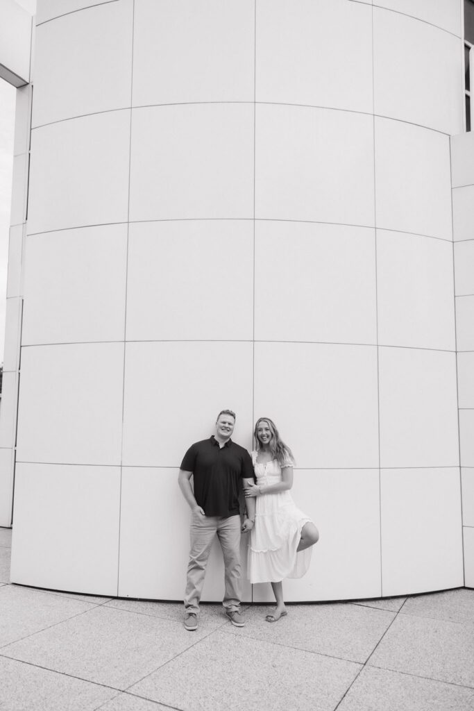newly engaged couple at their dream photoshoot