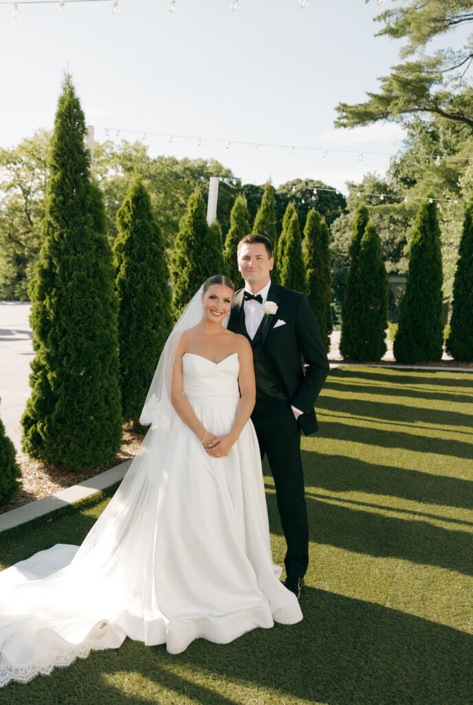 golden hour bridal portraits in Iowa